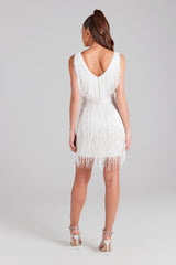 Euphoria Shimmer Fringe Dress