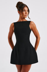 Alanis Mini Dress - Black