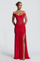 Alaya Maxi Dress - Red