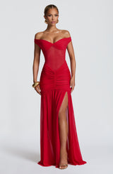 Alaya Maxi Dress - Red
