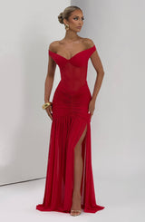 Alaya Maxi Dress - Red