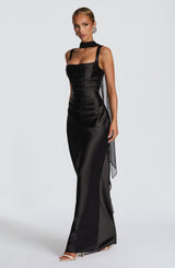 Calandra Maxi Dress - Black