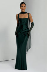 Calandra Maxi Dress - Emerald