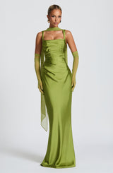 Calandra Maxi Dress - Olive