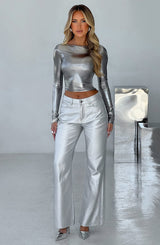 Cassidine Pants - Silver