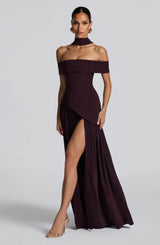 Delisha Maxi Dress - Plum