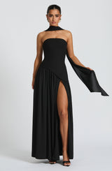 Maliyana Maxi Dress - Black