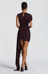 Marnia Mini Dress - Plum