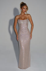 Mirabelle Maxi Dress - Nude