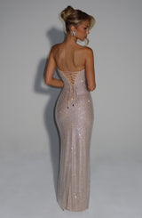 Mirabelle Maxi Dress - Nude