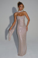 Mirabelle Maxi Dress - Nude