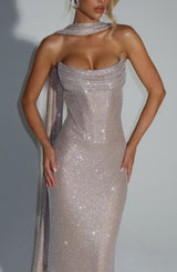 Mirabelle Maxi Dress - Nude