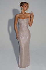 Mirabelle Maxi Dress - Nude