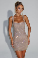 Petrella Mini Dress - Gold