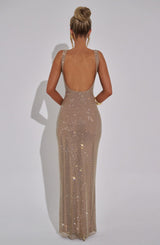 Petrine Maxi Dress - Gold